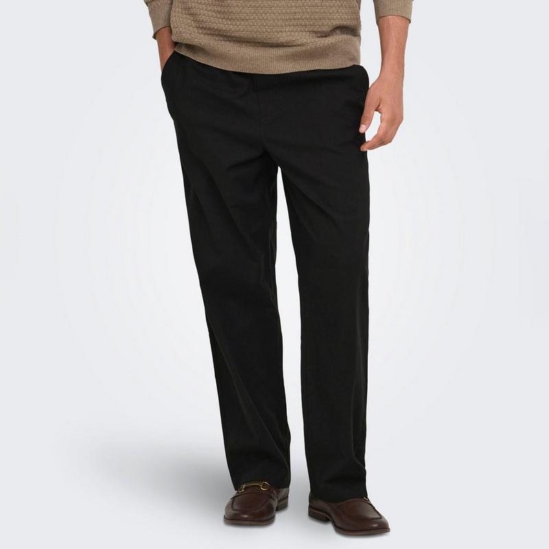 Only & Sons Pantalon &agrave; coupe d&eacute;contract&eacute;e pour hommes