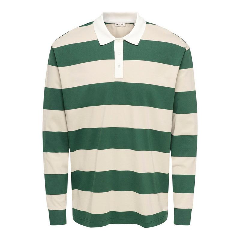 Only & Sons Men's Devin Long Sleeve Polo