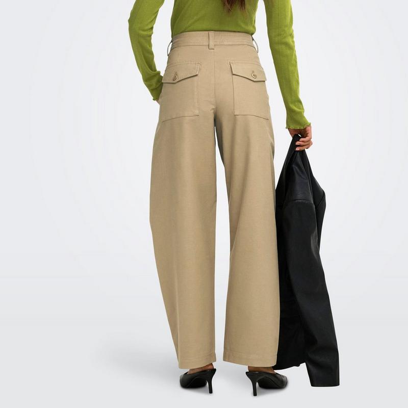 Only Pantalon Clair &agrave; jambe ballon pour femmes