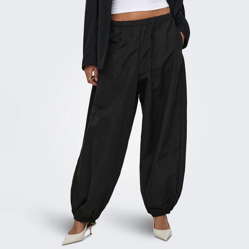 Only Women's Lazra Barrel Fit Parachute Pant