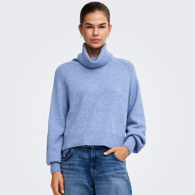 Only Women's Olivia Knit Roll Neck Pullover Sweater