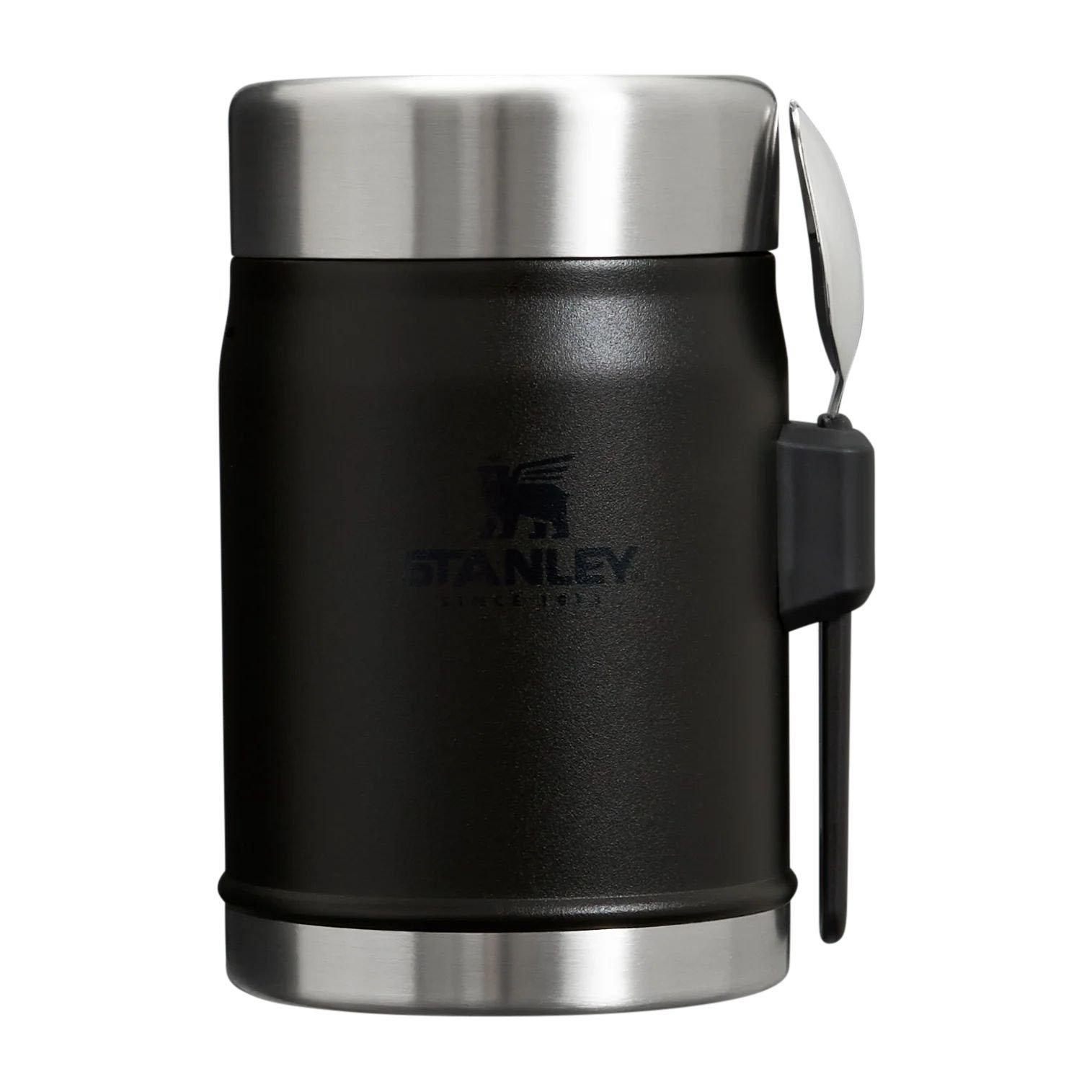 Stanley | Classic Legendary Food Jar + Spork 14 oz - 2.0, Black