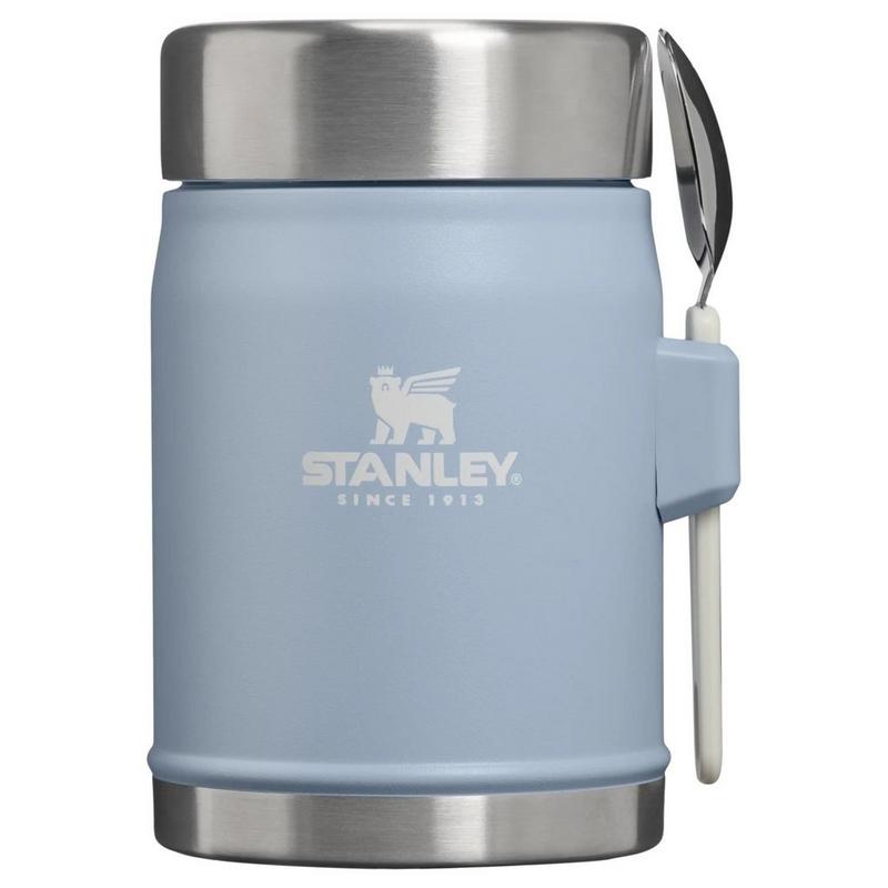 Stanley Contenant alimentaire l&eacute;gendaire classique + cuill&egrave;re-fourchette (14 oz - Bleu denim)