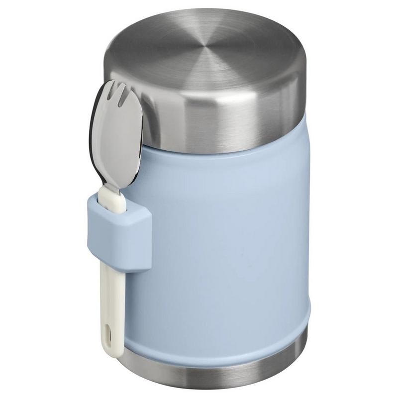 Stanley Contenant alimentaire l&eacute;gendaire classique + cuill&egrave;re-fourchette (14 oz - Bleu denim)
