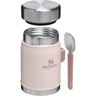 Stanley Classic Legendary Food Jar + Spork (14 oz - Rose Quartz)