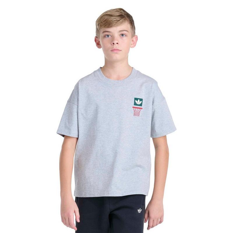 adidas Originals T-shirt Backboard Heather pour gar&ccedil;ons juniors [8-16]