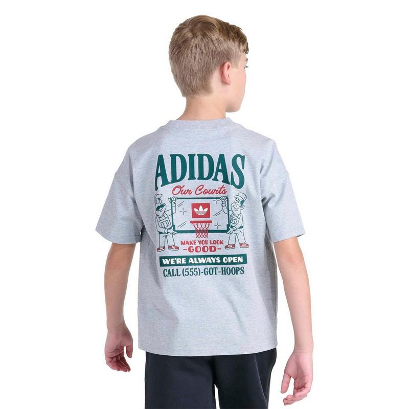 adidas Originals T-shirt Backboard Heather pour gar&ccedil;ons juniors [8-16]