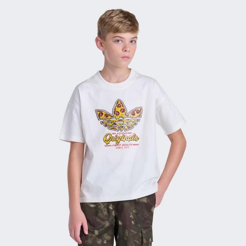 adidas Originals Juniors' [8-16] Trefoil Pizza T-Shirt