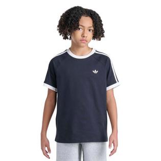 adidas Originals Junior Boys' [8-16] 3-Stripes Cali Ringer Short Sleeve T-Shirt