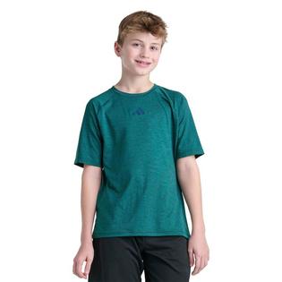 adidas Junior Boys' [8-16] Raglan M&eacute;lange Short Sleeve T-Shirt