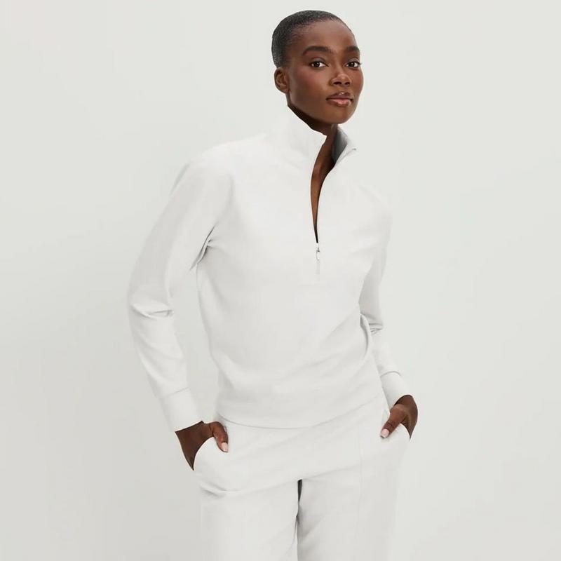 Knix Women's CloudCut Half-Zip Pullover Top