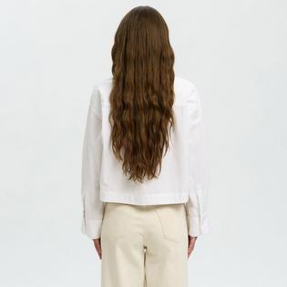 Selected Chemise courte Astha &agrave; coupe carr&eacute;e pour femmes