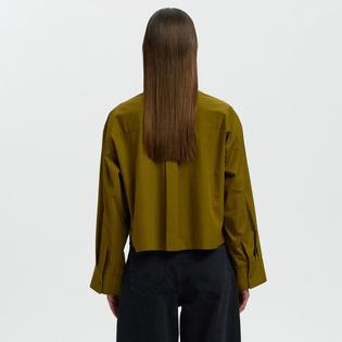 Selected Chemise courte Astha &agrave; coupe carr&eacute;e pour femmes