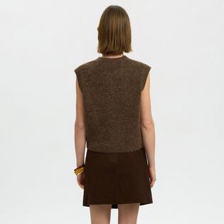 Selected Gilet en tricot de m&eacute;lange de laine Lulu pour femmes