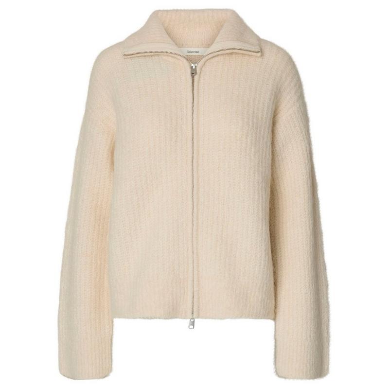 Selected Women's Gabriella Knit Zip Cardigan