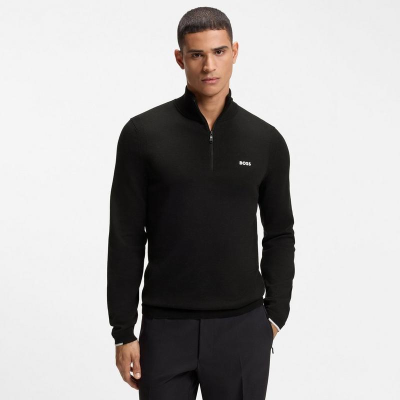 BOSS Men's Ever Quarter-Zip Sweater
