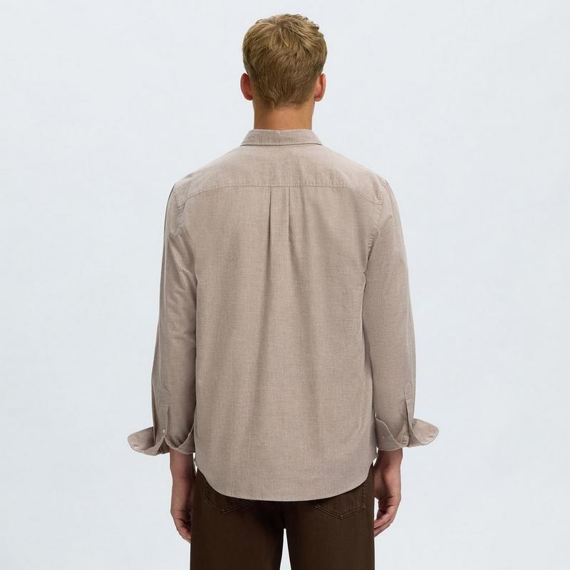 Selected Men's Cotton Long Sleeve Shirt