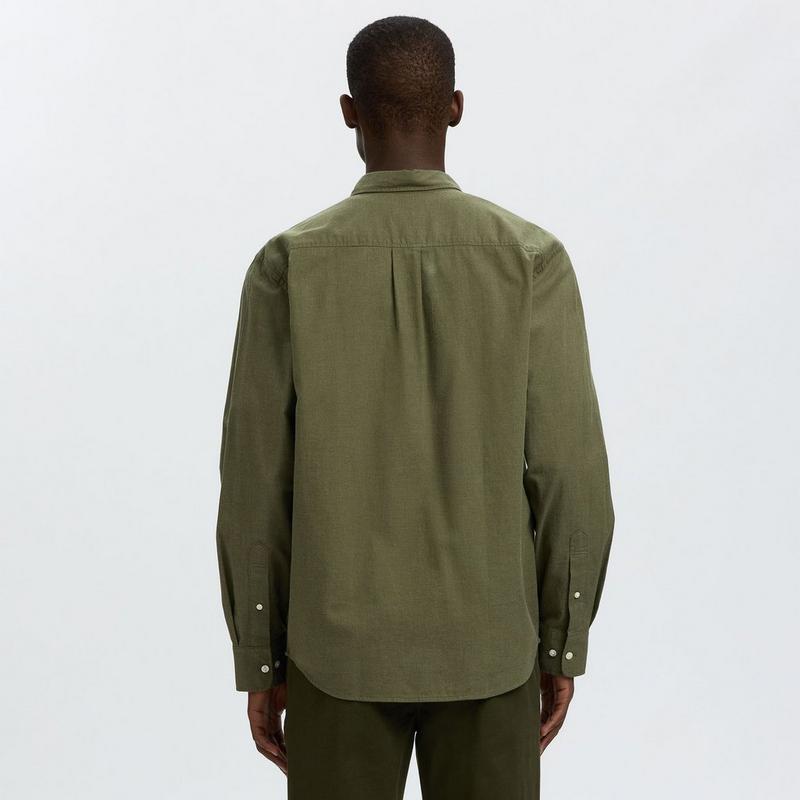 Selected Men's Cotton Long Sleeve Shirt