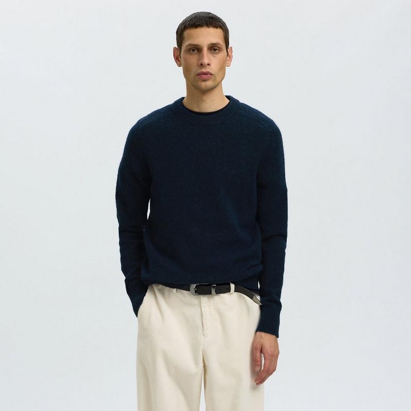 Selected Men's Rai Knit Crew Neck Sweater