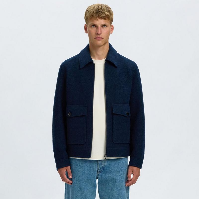 Selected Men's Jakob Wool-Blend Jacket