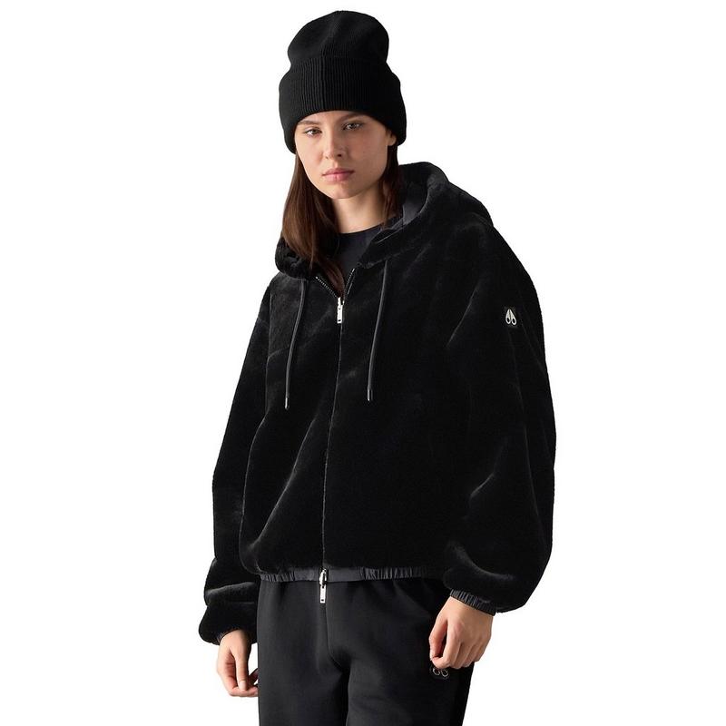 Moose Knuckles Manteau &agrave; capuchon r&eacute;versible Eaton Bunny pour femmes