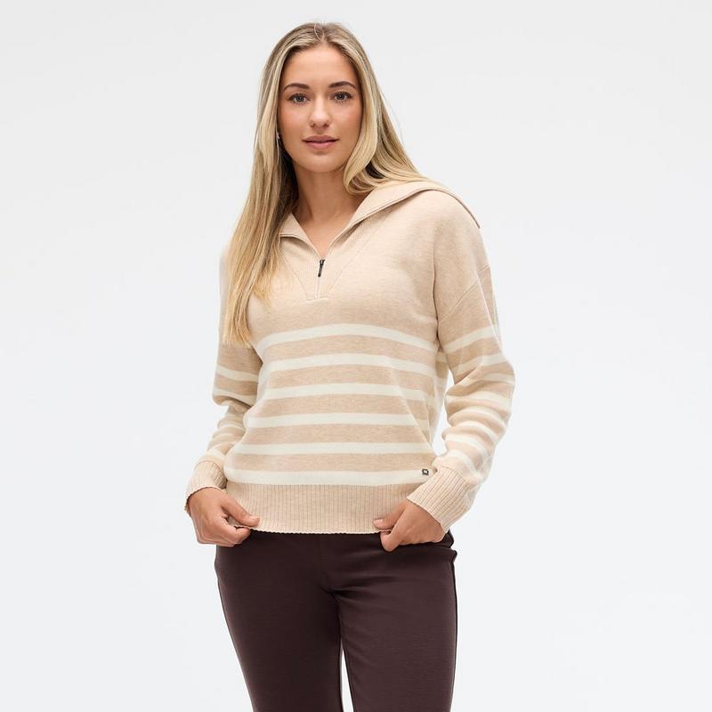 FIG Clothing Chandail &agrave; demi-glissi&egrave;re Zina pour femmes