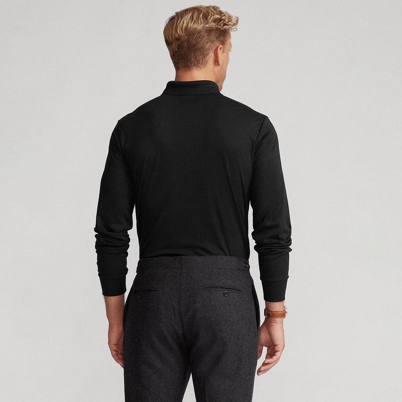 Polo Ralph Lauren Men's Classic Fit Soft Cotton Long Sleeve Polo