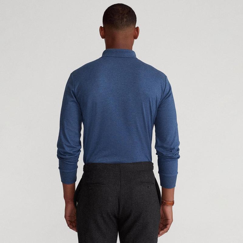 Polo Ralph Lauren Men's Classic Fit Soft Cotton Long Sleeve Polo