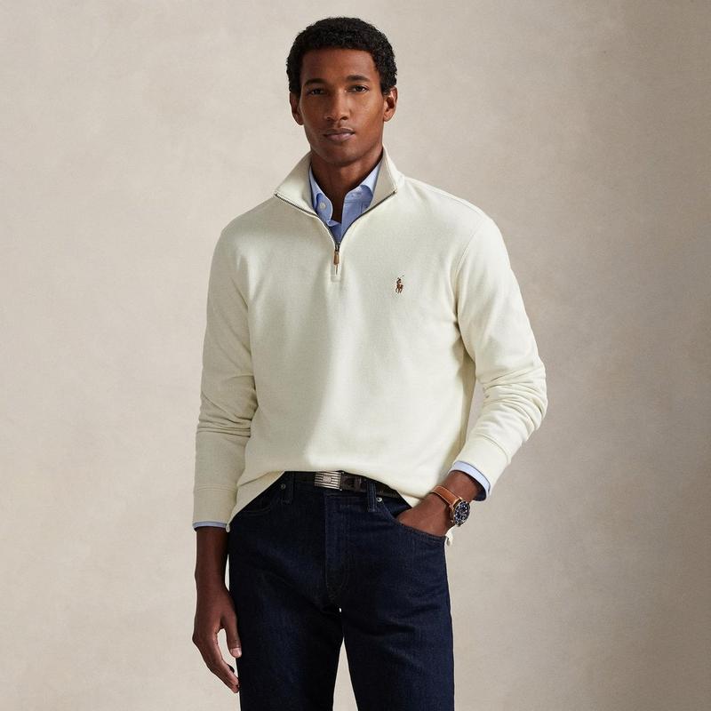 Polo Ralph Lauren Men's Estate-Rib Quarter-Zip Pullover Sweatshirt