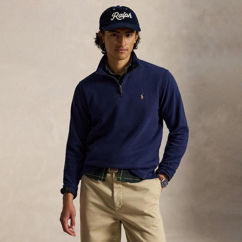 Polo Ralph Lauren Men's Estate-Rib Quarter-Zip Pullover Sweatshirt