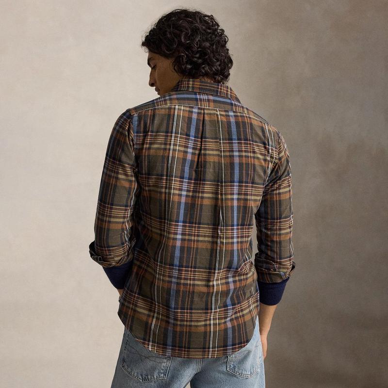 Polo Ralph Lauren Men's Classic Fit Plaid Oxford Shirt