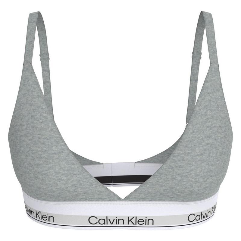 Calvin Klein Soutien-gorge triangle l&eacute;g&egrave;rement doubl&eacute; Icon en coton modal pour femmes