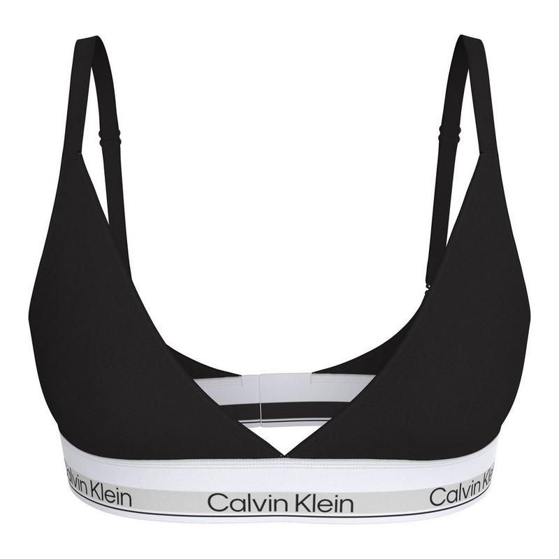 Calvin Klein Soutien-gorge triangle l&eacute;g&egrave;rement doubl&eacute; Icon en coton modal pour femmes