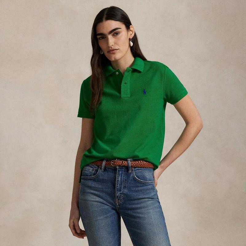Polo Ralph Lauren Polo en maille The Iconic &agrave; coupe classique pour femmes