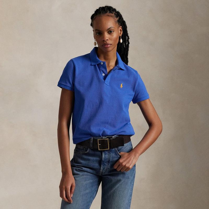 Polo Ralph Lauren Polo en maille The Iconic &agrave; coupe classique pour femmes