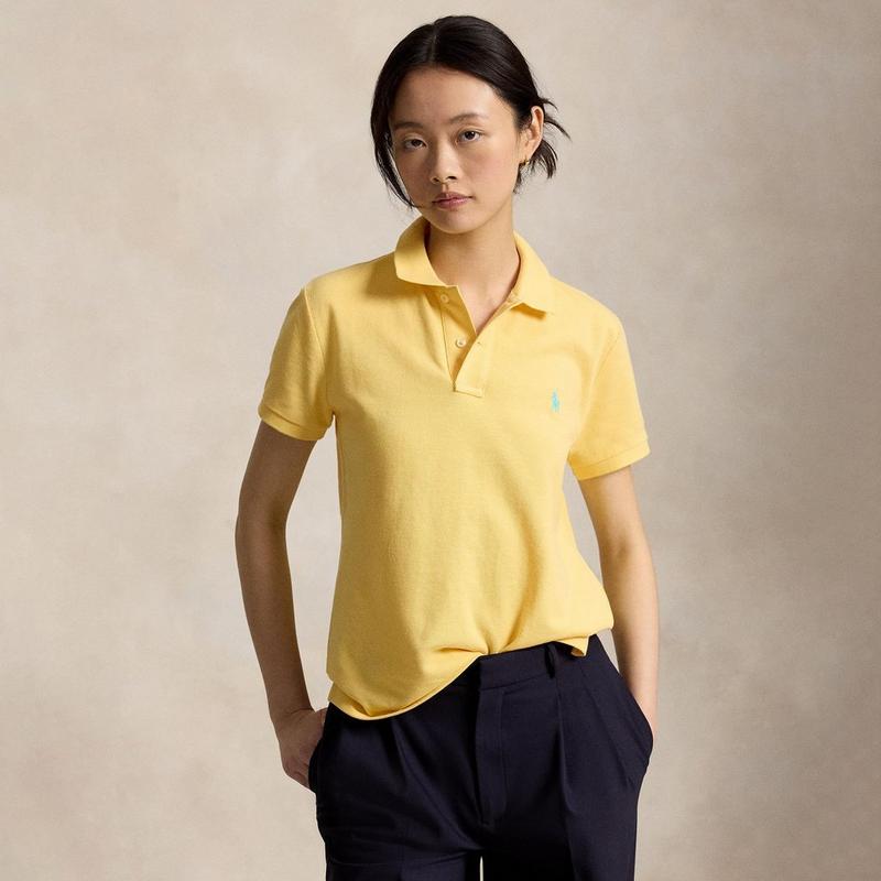 Polo Ralph Lauren Polo en maille The Iconic &agrave; coupe classique pour femmes