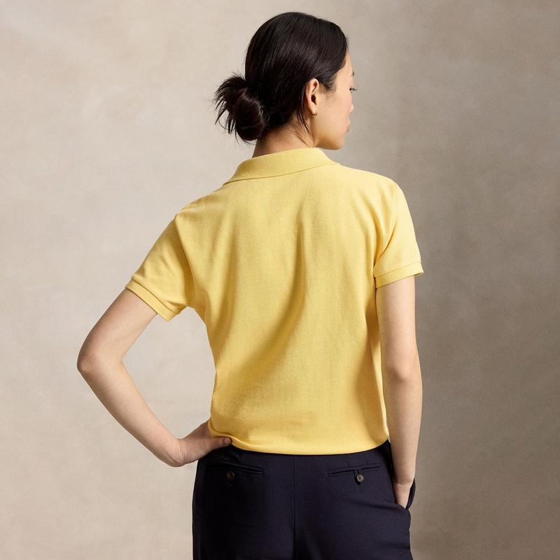 Polo Ralph Lauren Polo en maille The Iconic &agrave; coupe classique pour femmes