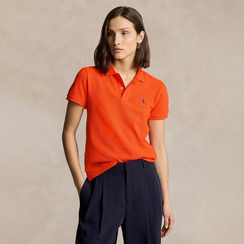 Polo Ralph Lauren Polo en maille The Iconic &agrave; coupe classique pour femmes
