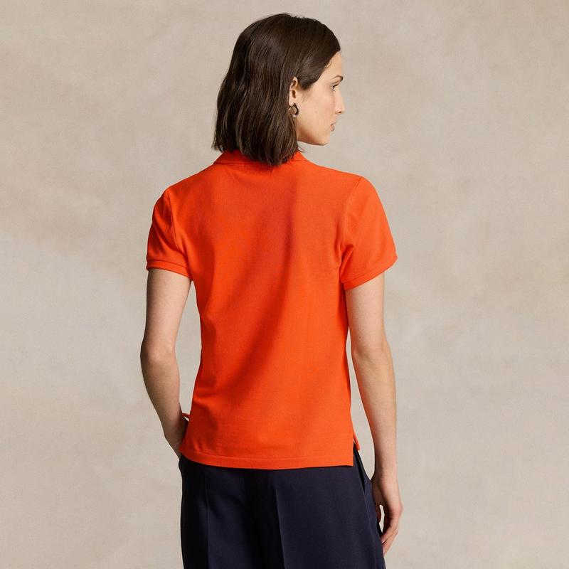 Polo Ralph Lauren Polo en maille The Iconic &agrave; coupe classique pour femmes