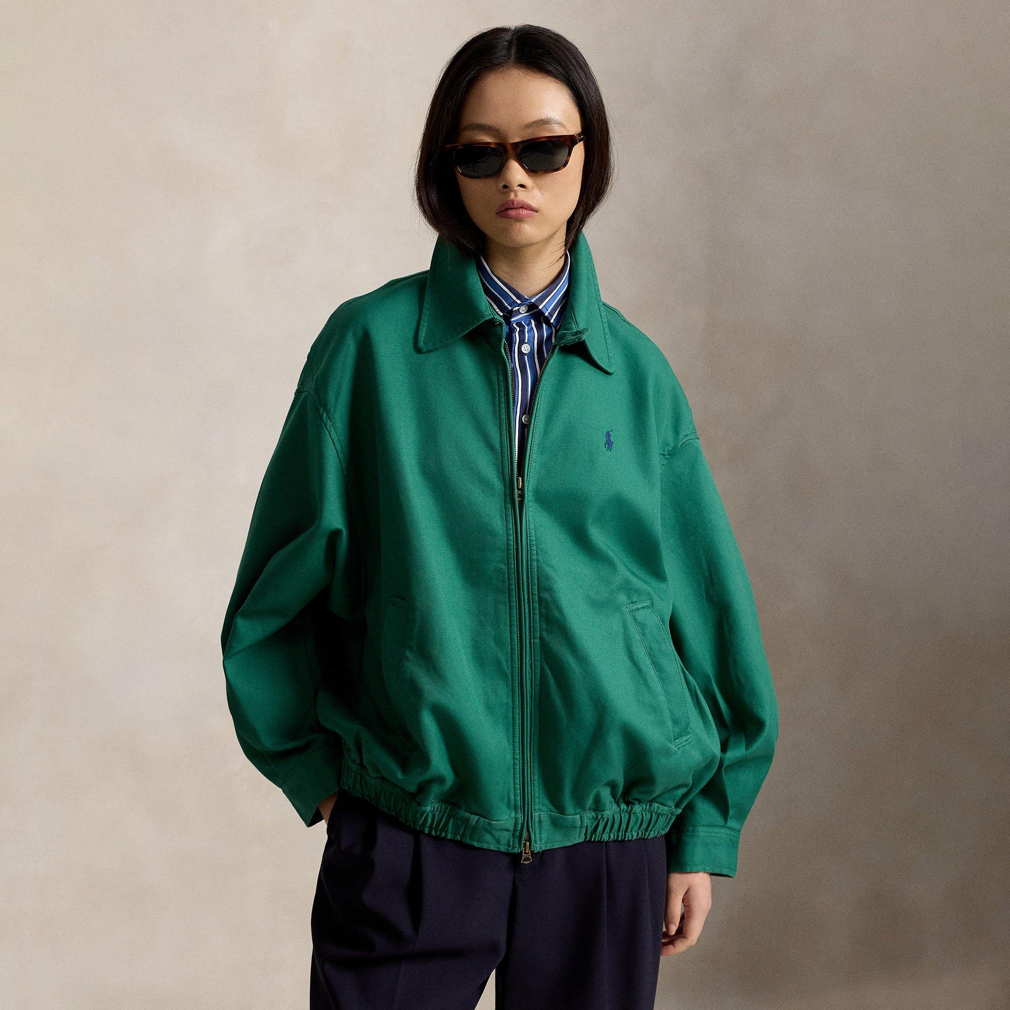 Women's Oversized Cotton Windbreaker Jacket | Polo Ralph Lauren