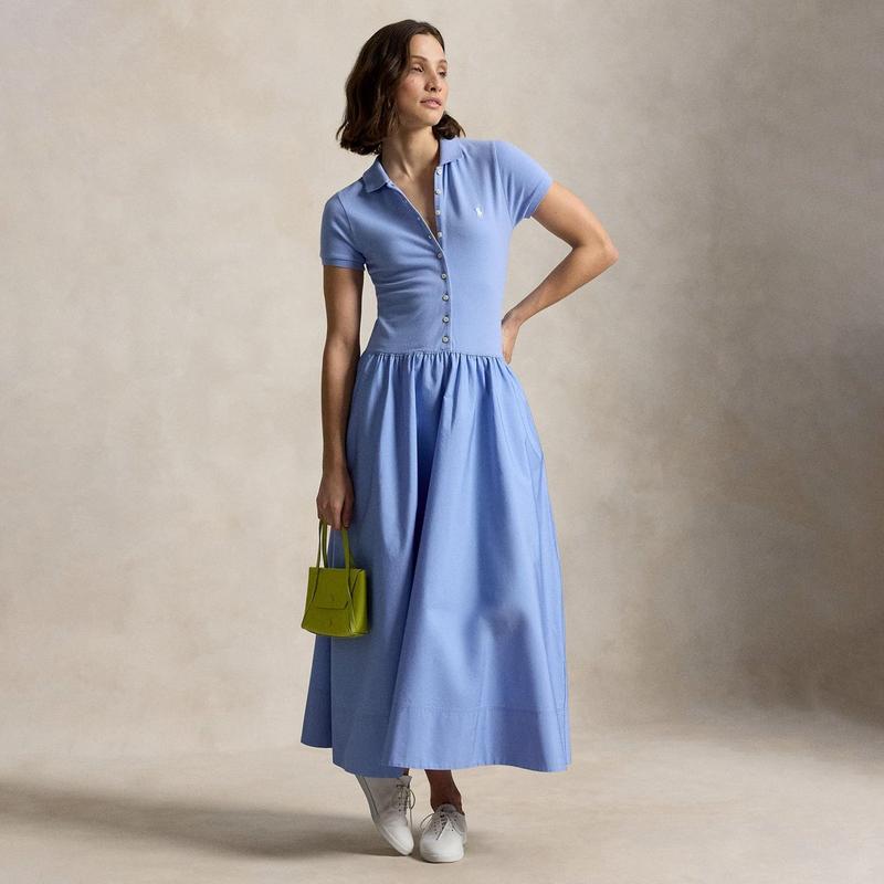 Polo Ralph Lauren Women's Hybrid Mesh Polo-Bodice Dress