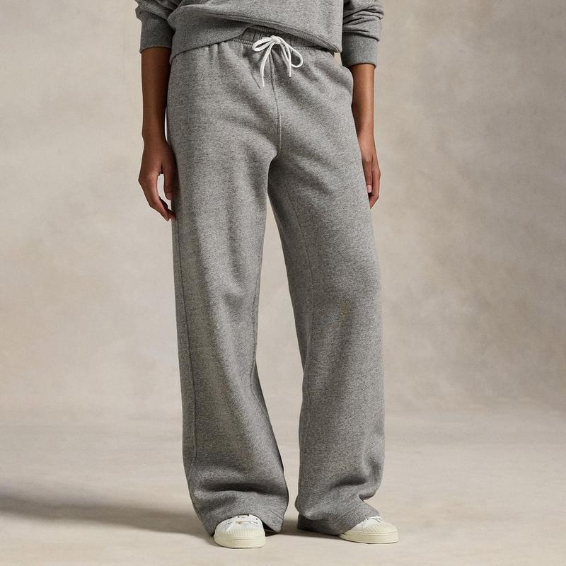Polo Ralph Lauren Pantalon en molleton &agrave; jambe large pour femmes