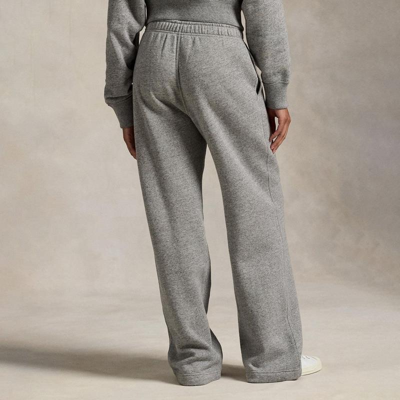 Polo Ralph Lauren Pantalon en molleton &agrave; jambe large pour femmes