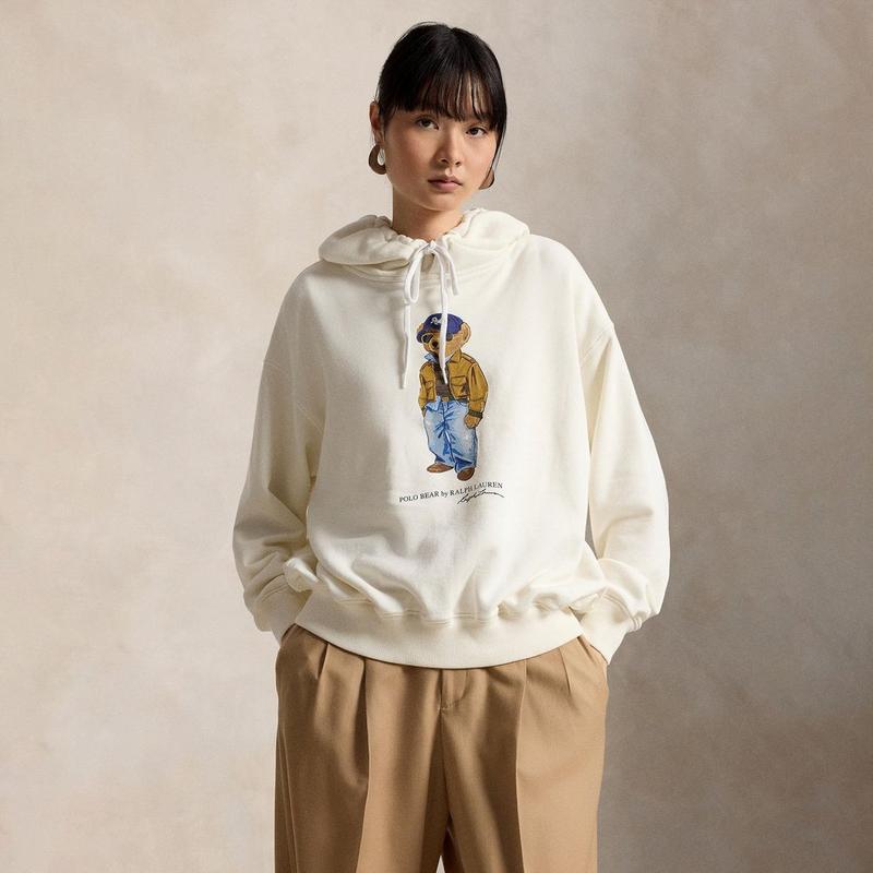 Polo Ralph Lauren Women's Polo Bear Lightweight Fleece Hoodie