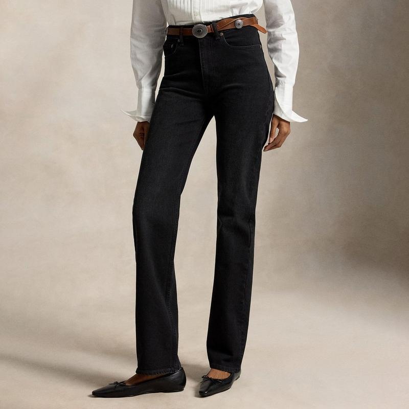 Polo Ralph Lauren Women's High Rise Straight Leg Jean