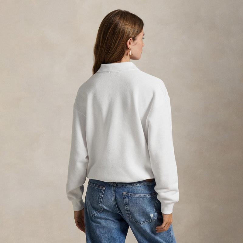 Polo Ralph Lauren Women's Polo Collar Fleece Pullover Sweatshirt