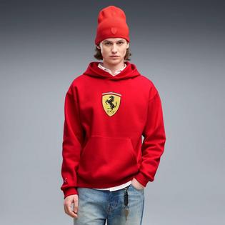 Puma Chandail &agrave; capuchon en molleton Scuderia Ferrari Shield pour hommes