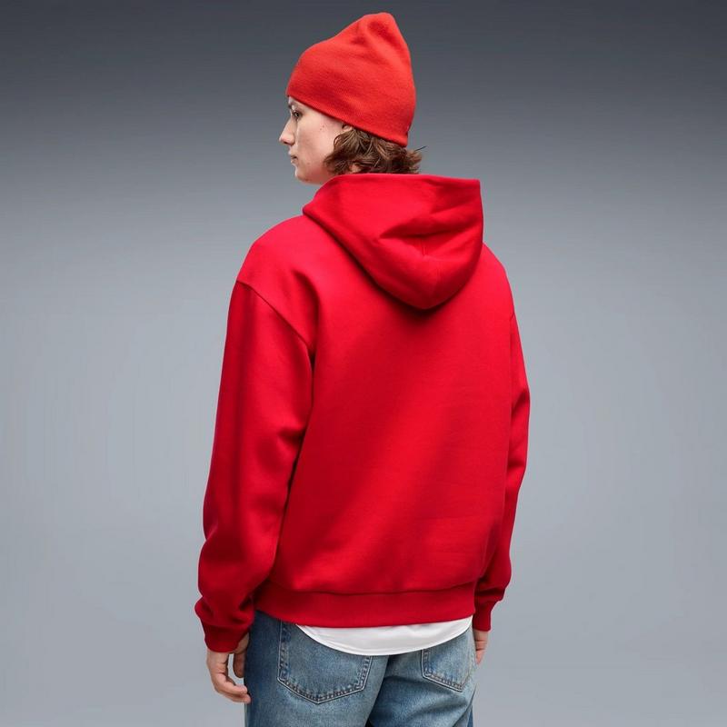Puma Chandail &agrave; capuchon en molleton Scuderia Ferrari Shield pour hommes