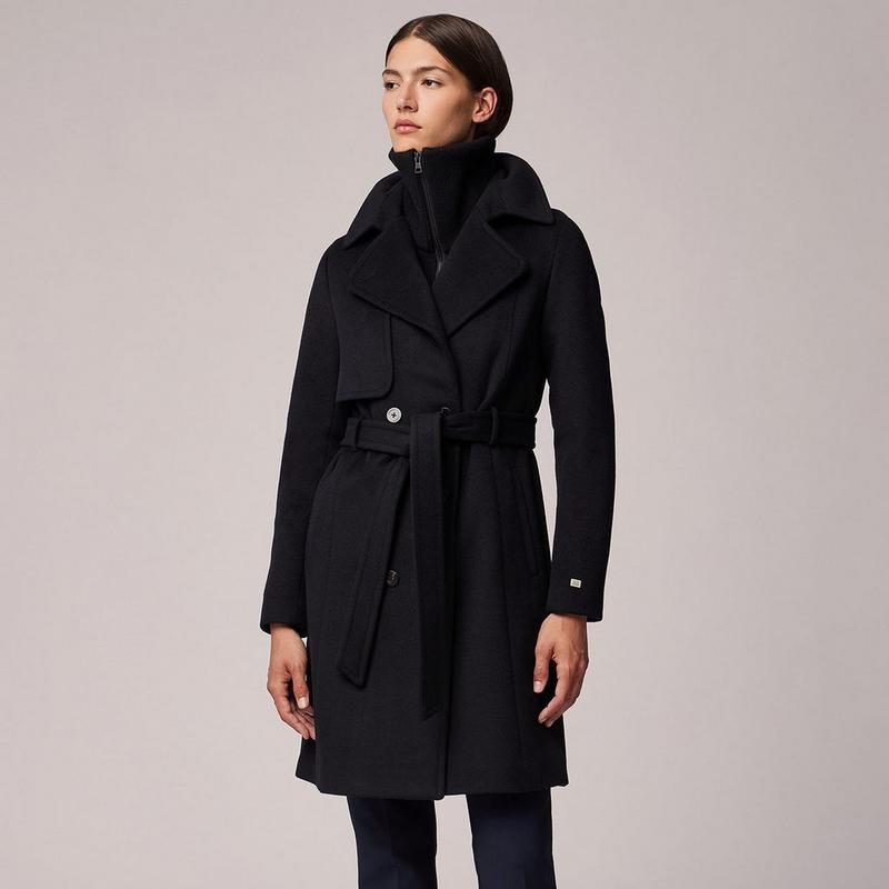Soia & Kyo Women's Fabianne Wool Trench Coat