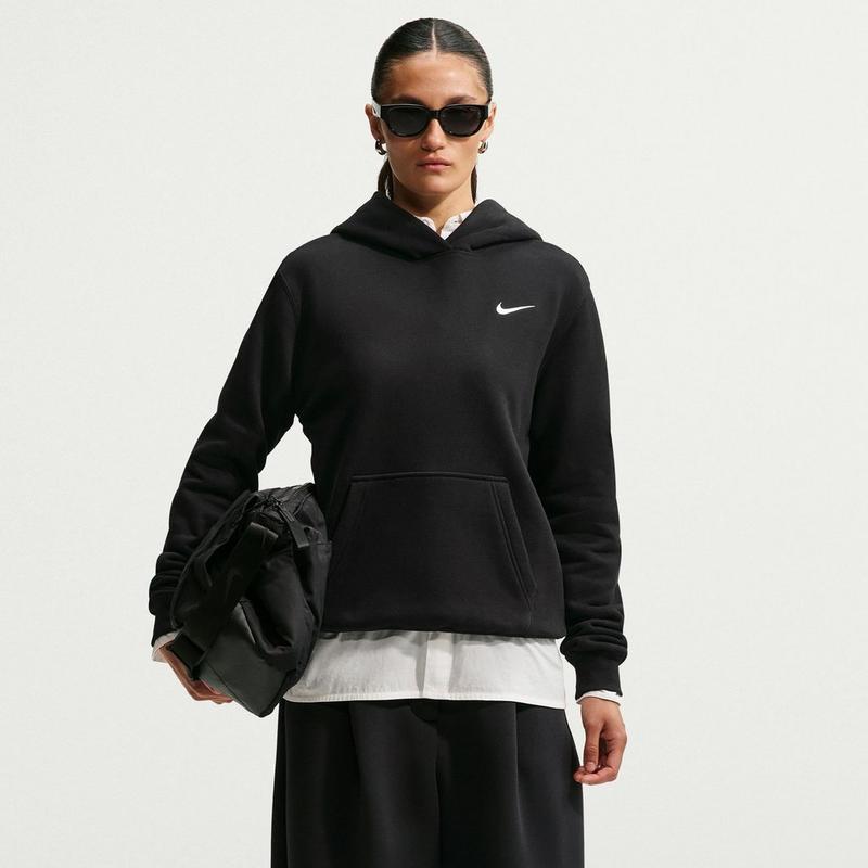 Nike Women's Studio Fleece Medium Weight Pullover Hoodie
